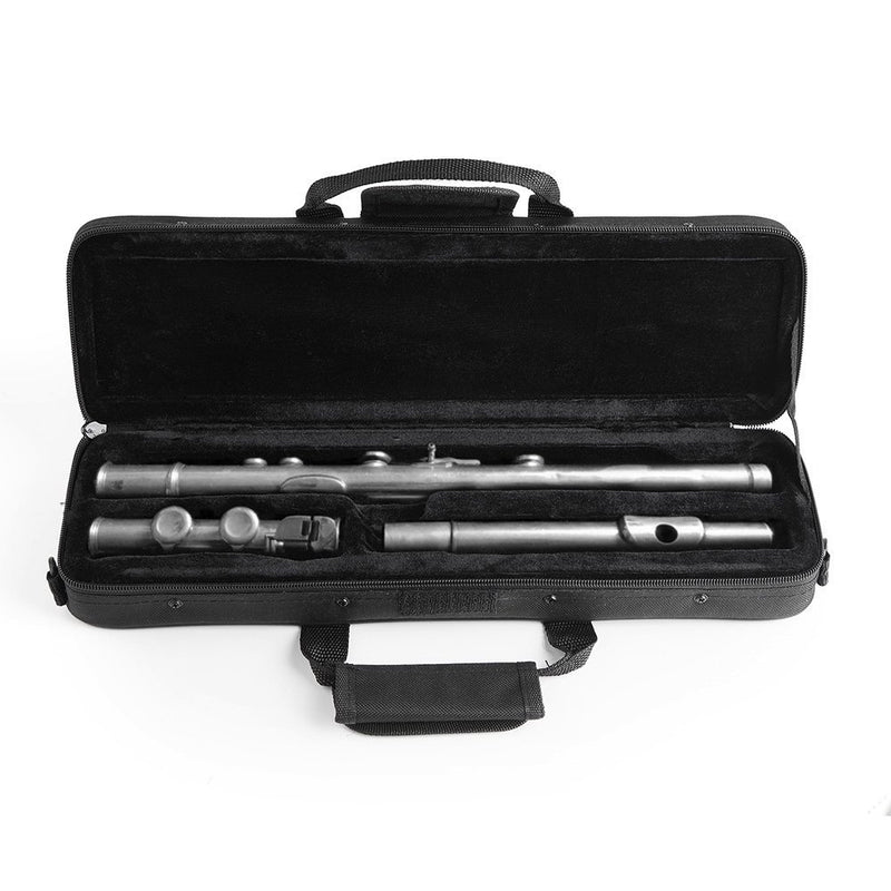 Vangoa Flute Case Carrying Bag Waterproof Lightweight for 16 Holes Flute C Foot with Adjustable Shoulder Strap and Exterior Pocket