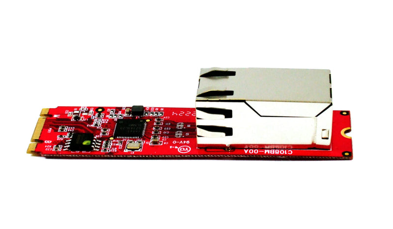 Ableconn M2NW108BM 2.5 GbE Base-T M.2 B-M Key Ethernet Module (Right Angle RJ-45) - Intel I225 Ethernet Controller - M.2 Ethernet Adapter - M.2 Network Adapter