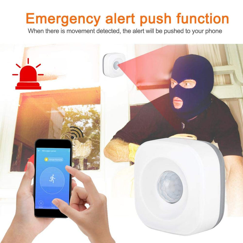 Pir Motion Sensor,Infrared Motion Detector with All-round, Blindspot-free Coverage for Indoor or Outdoor Use