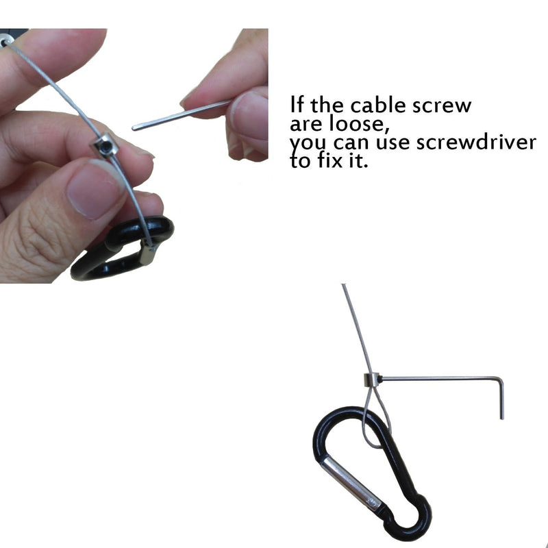 (6 Packs) Orzero Lanyards and Adhesive Hooks for HTC Vive, Oculus Rift S,Sony Playstation VR Virtual Reality Headset or Other Wired VR Games No More Cable Worries with VR Cable Management