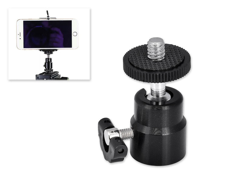 SLOW DOLPHIN 1/4 Inch Hot Shoe Mount with Additional Shoe Adapter Screw for Cameras, Camcorders, Smart Phone, Gopro, LED Video Light, Microphone, Video Monitor (2 Packs)