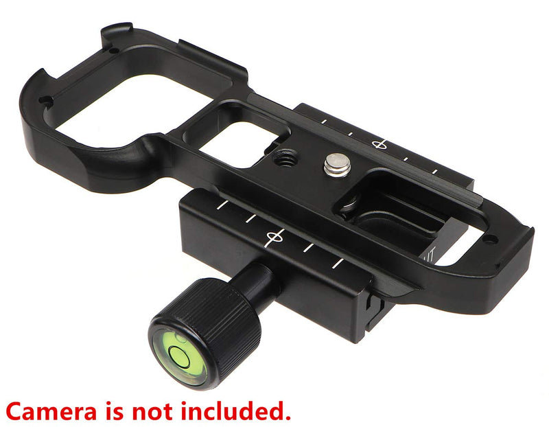 HITHUT Hand Grip Quick Release Metal Base Plate for Sony A7 A7R A7S with 1/4" Screw and Hex Wrench Fits Arca-Swiss Standard Black