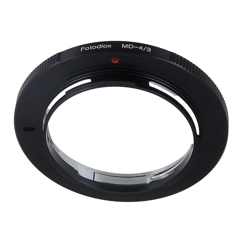 Fotodiox Lens Mount Adapter - Minolta MD MC Rokkor Lens to Olympus 4/3 (also known as OM 4/3 four third) Adapter for Olympus E-1, E-3, E-10, E-20, E-30, E-300, E-330, E-400, E-410, E-420, E-450, E-500, E-510, E-520, E-600, E-620, E-100 RS, Panasonic Lu...