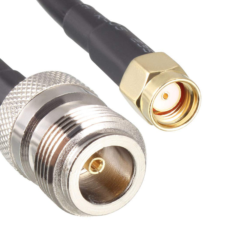 [AUSTRALIA] - uxcell Coax Cable N Female to RP-SMA Male Pigtail Cable 50 Ohm 20 Inch RG58 2pcs 