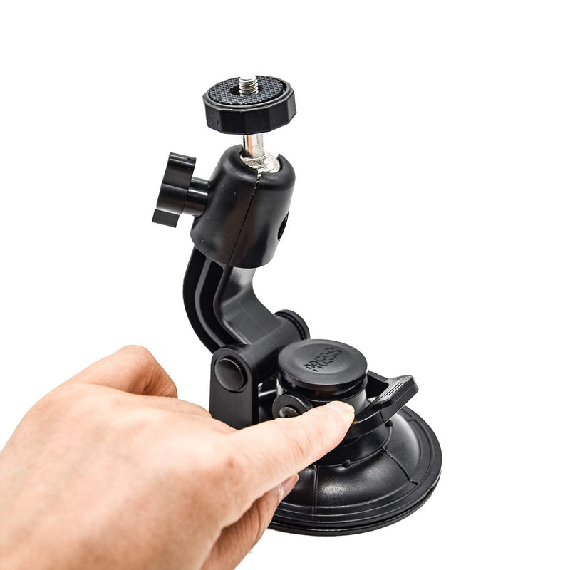 VGSION Car Mount Suction Cup Dashboard Camera Holder Compatible with Insta360 One X2, One RS, ONE R, Dash Camera, Portable Camera