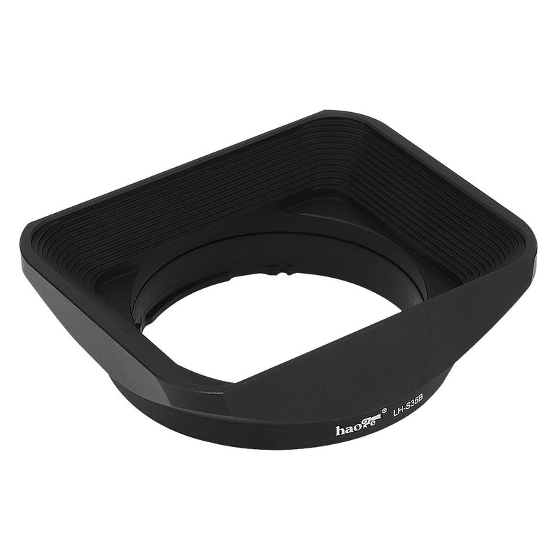 Haoge LH-S35B Bayonet Square Metal Lens Hood Shade with Cap for Sony Sonnar T FE 35mm F2.8 ZA SEL35F28Z and Sonnar T FE 55mm F1.8 ZA SEL55F18Z Lens