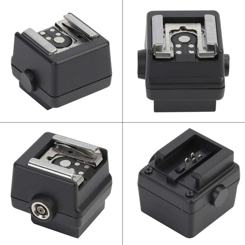 Akozon Hot Shoe Converter, Mini Plastic Hot Shoe Adapter Converter for Alpha A100 A200 A230 A290 A300 A330 A350 A450 A550 A850 A900 A77 Camera Flash Accessories