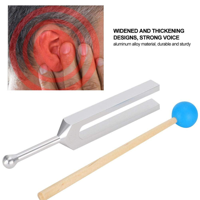 Tuning Fork, 528Hz Aluminum Alloy Wood Hearing Frequency Tuning Beautymisc Tool Set For Nursing, Medical And For Tuners Music Students Asmr Tool