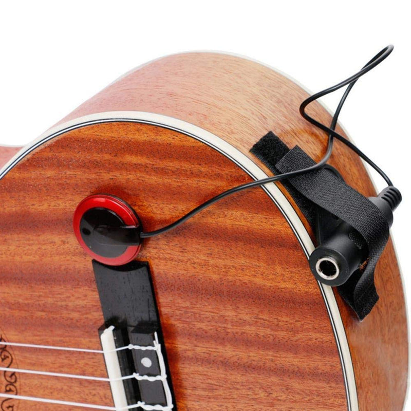 Drfeify Piezo Transducer Pickup, Piezo Contact Microphone Pickup for Guitar Violin Banjo Ukulele