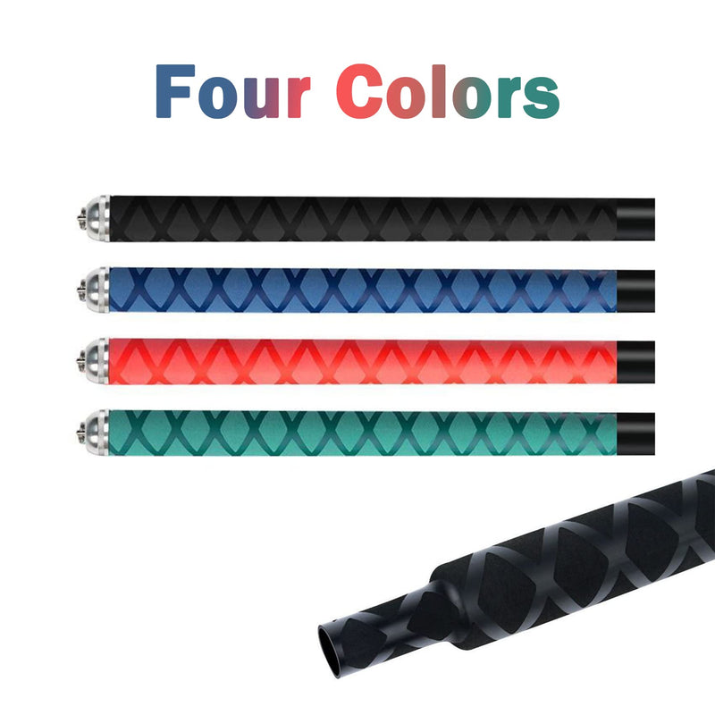 Aventik X-Tube Heat Shrink Fishing Rod Sleeves Wrap Tubing Fishing Rod Grips Non Slip Waterproof &Insulation Lengths Durable Repair (40mm-Black) 40mm-Black