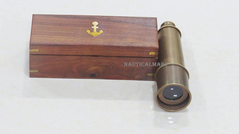 [AUSTRALIA] - 18" Solid Brass Spyglass Telescope Handmade Collectibles Victorian by Nauticalmart 