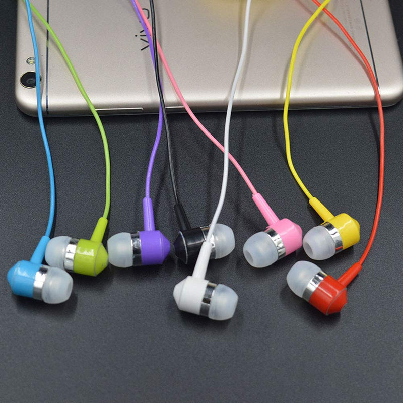 Universal Mobile Phone Headset Fashion Design Candy Color Heavy Bass Earphones with Microphone (Purple) Purple