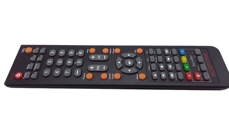 Smartby New Sceptre TV DVD Soundbar Combo Remote for Sceptre TV DVD Soundbar E243BD-FHD E246BD-FHD E325 E245BD-FHDU E325BV-HDCE325-E328BV-FMD E328BD-HDC E475BV-FMDU X322BV-HDR E328BV-HDH E243BD-FHD