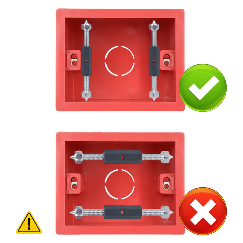 Eagles Cassette Repair Device/Electrical Box Repair,86 Type Switch Socket Universal Outlet Box Repairer 10 Screws Tools Sturdy Switch and Socket+1 Wrench-Upgraded Nylon Insulation