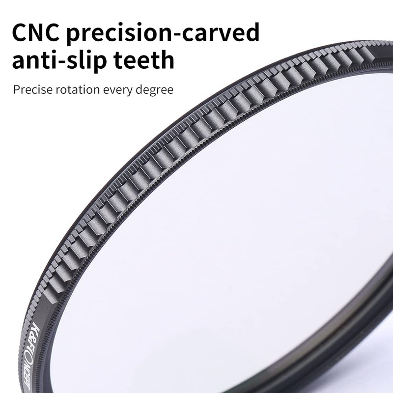 86mm Circular Polarizers Filter, K&F Concept 86MM Circular Polarizer Filter HD 28 Layer Super Slim Multi-Coated CPL Lens Filter