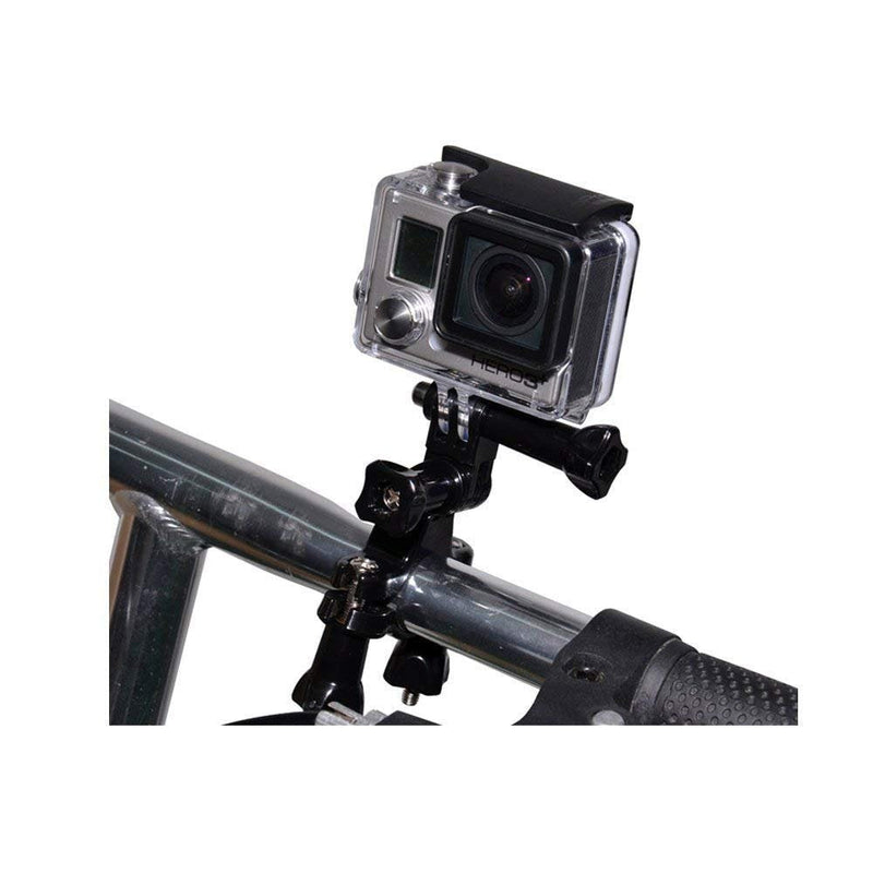 OctinPris 3-Way Adjustable Extension Pivot Arm Adapter Set- Long & Short Straight Joints Connector Convertor 35mm/50mm (2x Same Direction + 2x Reverse) with 4 Thumb Screws for Gopro Hero Series, SJCAM
