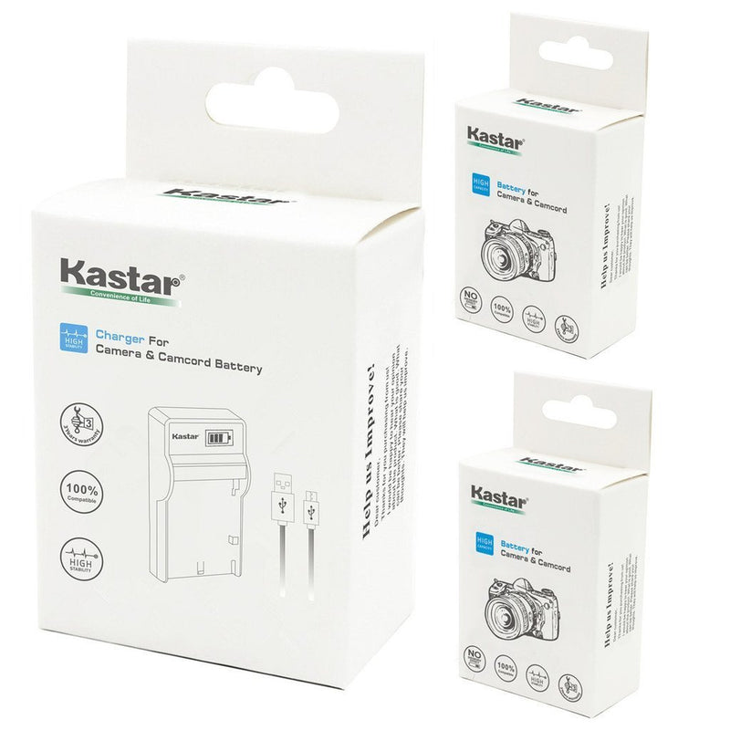 Kastar X2 Fully Decoded Battery + Slim LCD Charger for Canon BP-718 & VIXIA HF M50, HF M52, HF M500, HF R30, HF R32, HF R40, HF R42, HF R50, HF R52, HF R60, HF R62, HF R300, HF R400, HF R500, HF R600