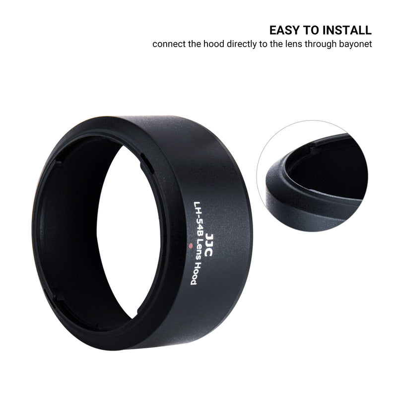 Lens Hood for Canon EF-M 55-200mm F4.5-6.3 is STM Lens on EOS M6 Mark II M200 M100 M50, Replace Canon ET-54B Lens Hood Replace ET-54B