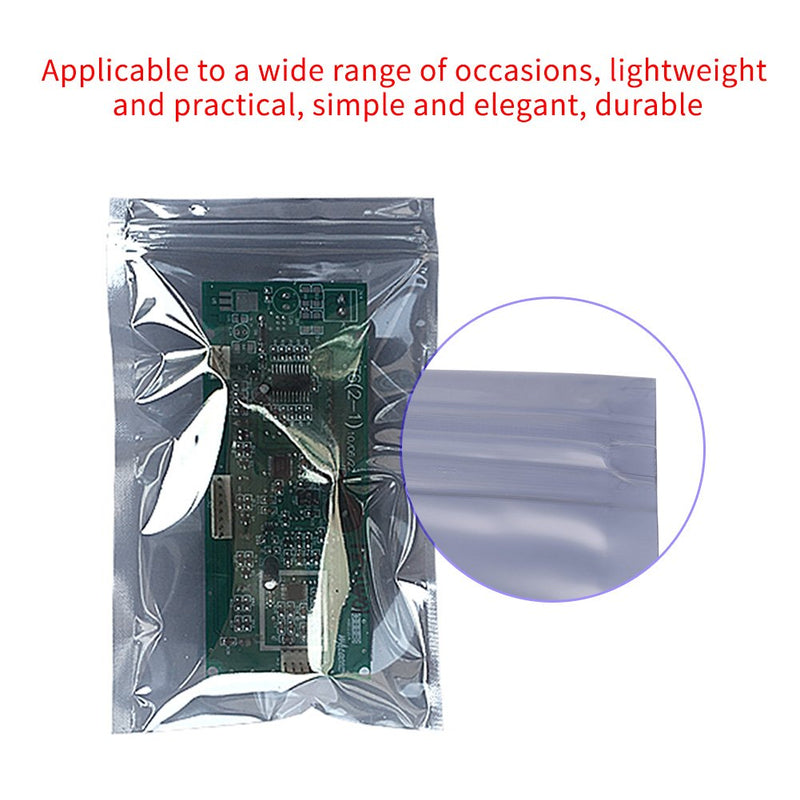 Antistatic Ziplock Bag, 100Pcs/set 6x9cm Antistatic Resealable Ziplock Pouch Storage Bag for Electronic Accessories, Digital Product Package -- Waterproof, Anti-Static, Moisture etc