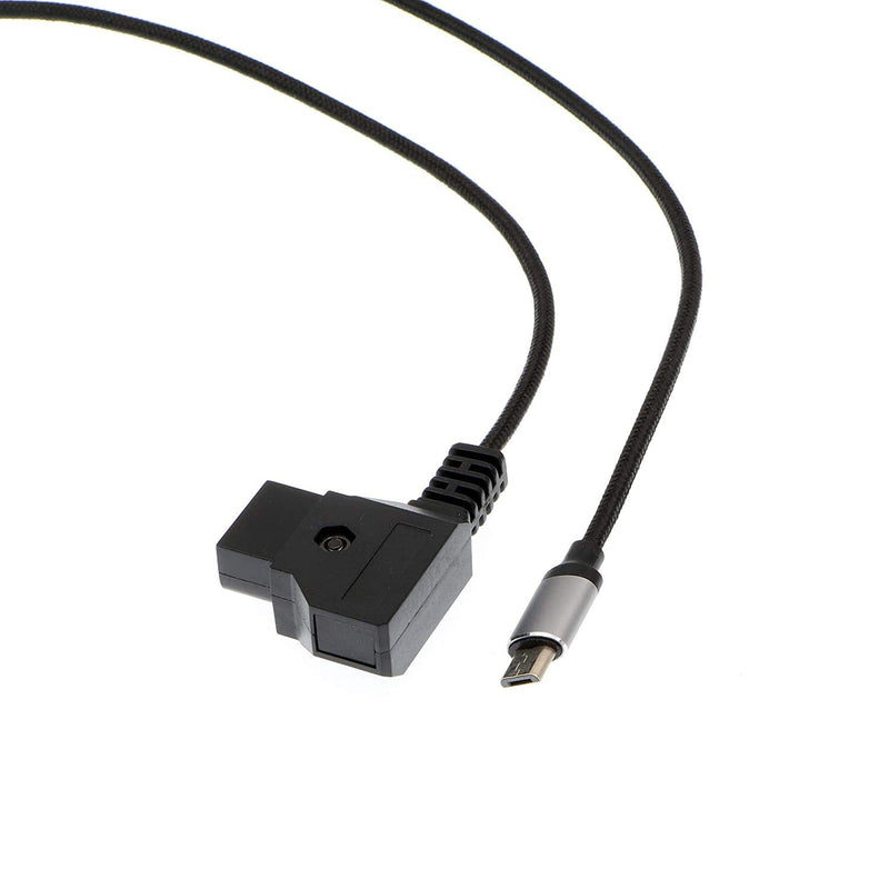 Uonecn Micro USB to D Tap Male Motor Power Cable for Tilta Nucleus Nano USB Cables