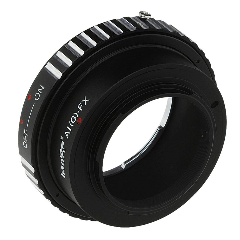 Haoge Lens Mount Adapter for Nikon Nikkor G/F/AI/AIS/D Lens to Fujifilm Fuji X FX Mount Camera as X-A5 X-A10 X-A20 X-E1 X-E2 X-E2s X-E3 X-H1 X-M1 X-Pro1 X-Pro2 X-T1 X-T2 X-T3 X-T10 X-T20 X-T30