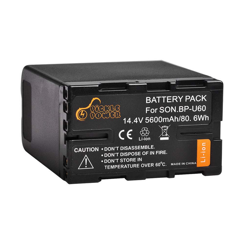 BP-U60 Battery, Pickle Power Battery Replacement for Sony BP-U60 BPU60 BP-U90 BP-U30 PMW-100 PMW-150 PMW-160 PMW-200 PMW-300 PMW-EX1 PMW-EX1R PMW-EX3 PMW-EX160 PMW-EX260 PMW-EX280 F3 FS5 PXW-FS7 FX9K.