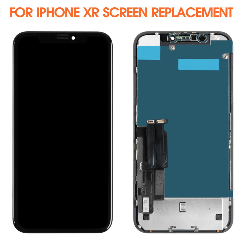 Incell Screen for iPhone XR Screen Replacement for iPhone A1984 LCD Screen A2106,A2105,A2018 Touch Display Digitizer Assembly Repair Parts（Black No Face ID）