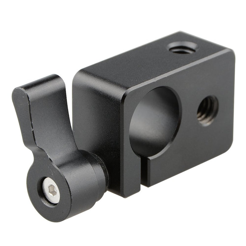 CAMVATE 15mm Single Rod Clamp for Camera DIY Accessories(Black)