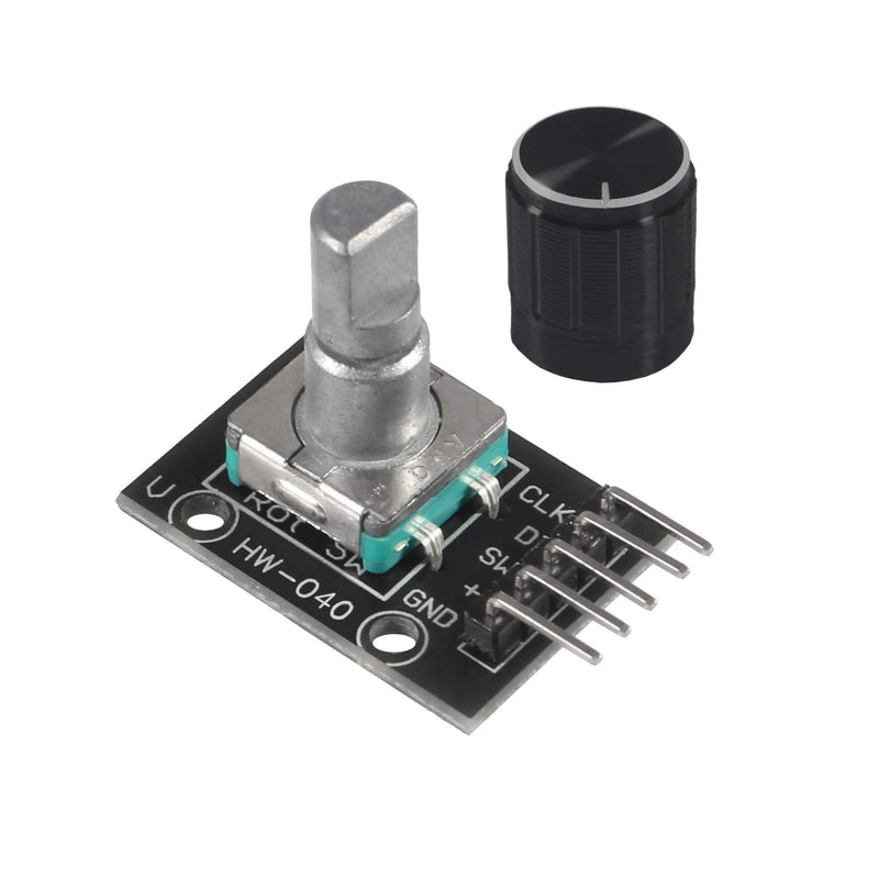 ACEIRMC 10pcs KY-040 360 Degree Rotary Encoder Module with Knob Cap for Arduino