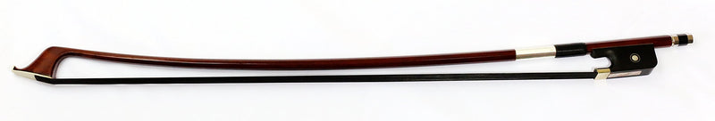 Vio Music #403 4/4 Bass Bow,brazilwood, Ebony Frog, French Style, Black Horsehair