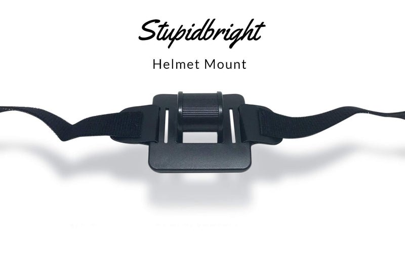 Stupidbright Stupidbright Bicycle Helmet Mount for Cree Powered LED Bike Light. Gemini, Magicshine, Night Provision BX-960