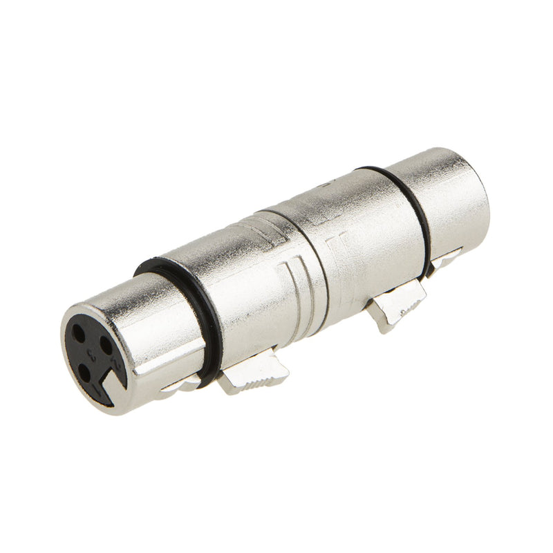 XLR Female to Female, CableCreation XLR 3 Pin Female to 3 Pin Female Microphone Line Adapter [1-Pack] F-F