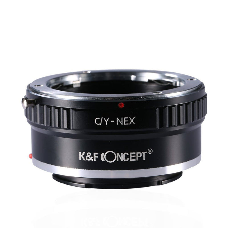 K&F Concept Lens Mount Adapter, Contax/Yashica (C/Y) Lens to Sony Alpha NEX E-Mount Camera