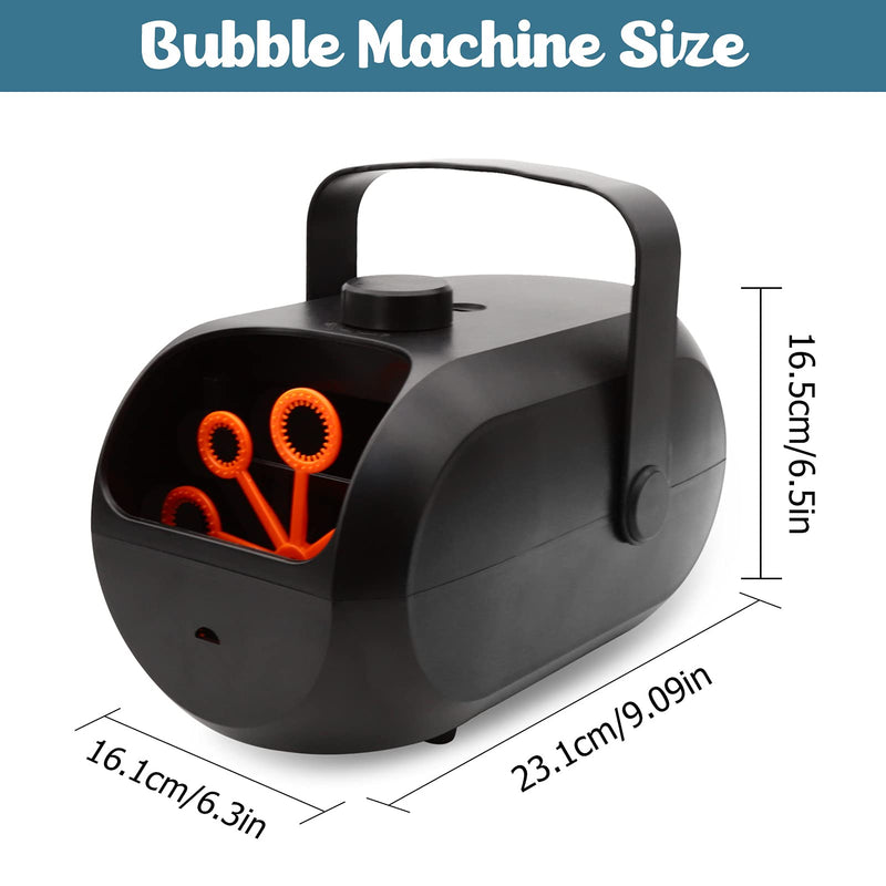 Eilsorrn Bubble Machine, Bubble Machine Outdoor, Automatic Bubble Blower for Garden Outdoor Wedding Party(Battery include)