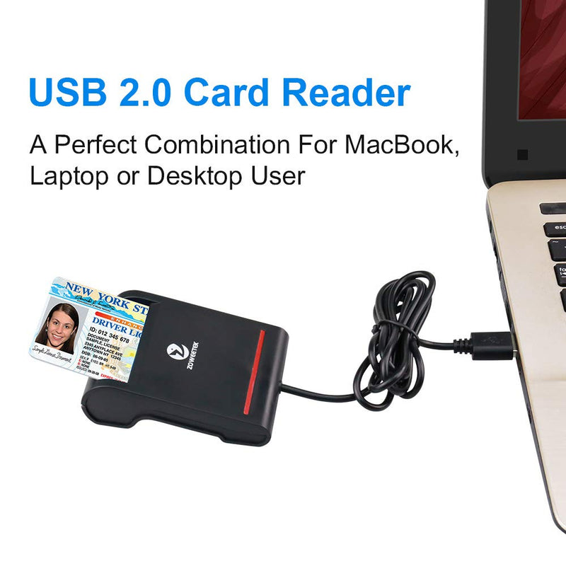 CAC Card Reader Military CAC Reader Smart Card Reader Common Access CAC Card Reader Compatible with Windows, Mac OS and Linux