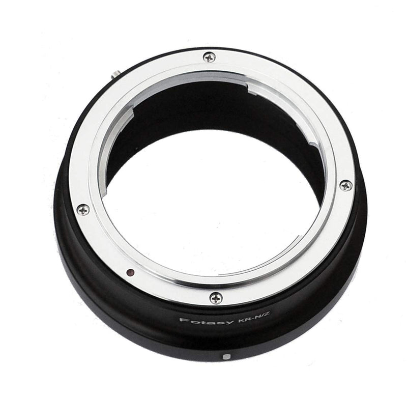 Fotasy Konica AR Lens to Nikon Z Mount Adapter, KR Lense Nikon Z Adapter, Nikon Z KR Ring Adoptor, fits Konica AR Lens & Nikon Z Mount Mirrorless Camera Z5 Z50 Z6 Z7 Z6 II Z7 II Konica AR-Nikon Z