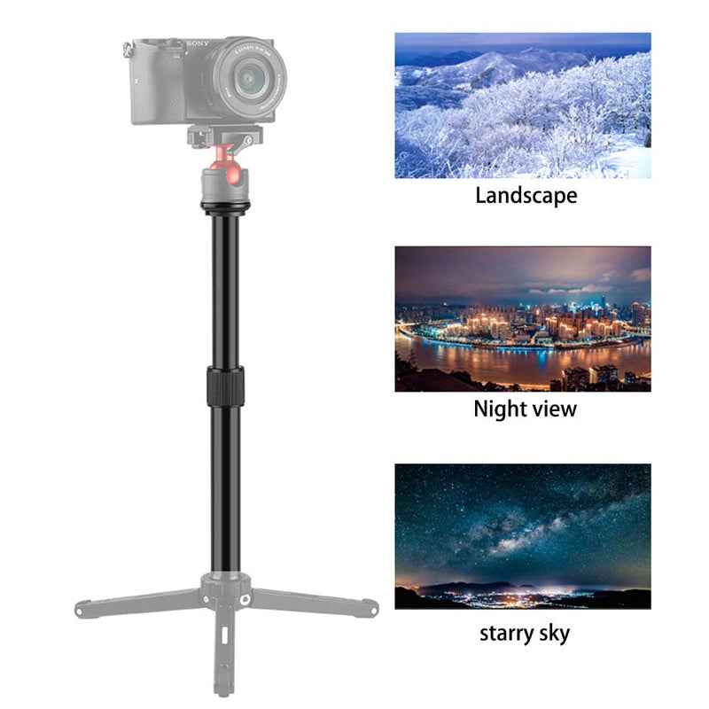 [AUSTRALIA] - Tripod Center Column Extension Extender Telescopic 2 Section Pole Rod for Photo Studio Monopod Camera DSLR 