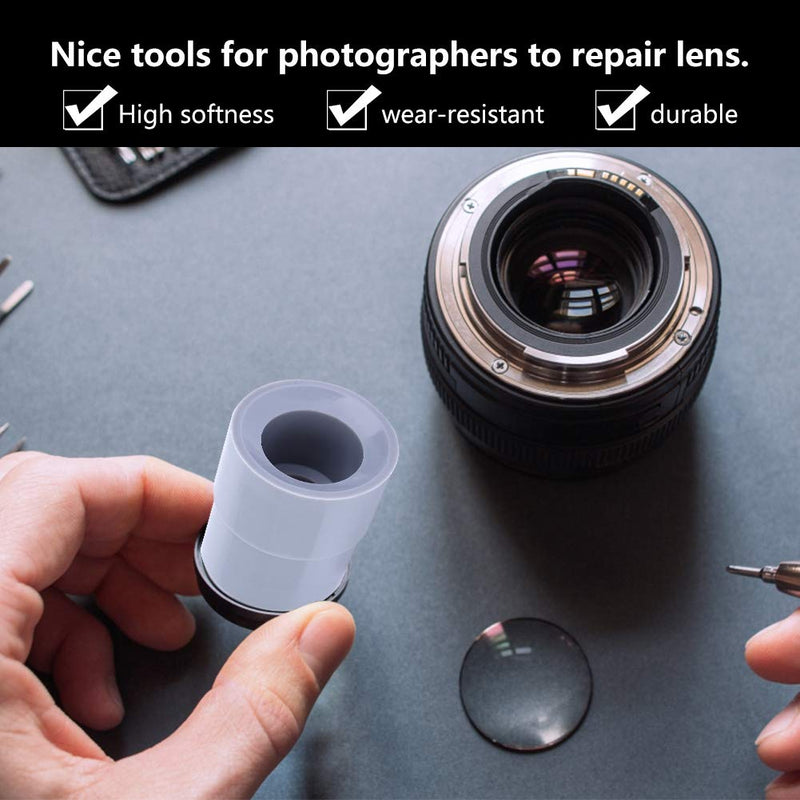Pomya Lens Repair Tool, 9pcs Camera DSLR Lens Repair Tool Ring 8-83mm Lenses Removal Rubber Accessory