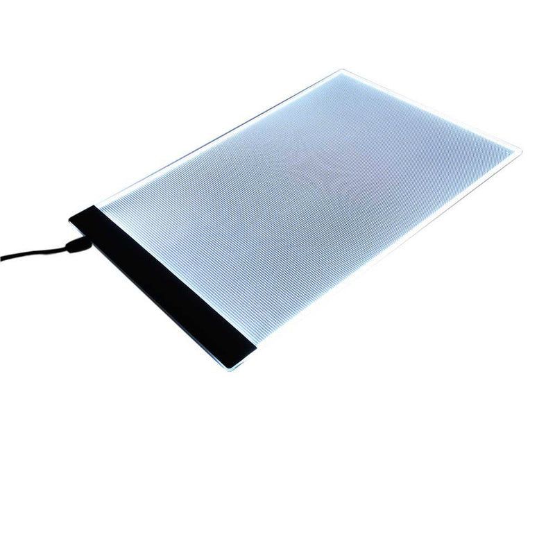 AYNEFY Trace Light Pad, Ultra-Thin A4 Portable Led Light Box Tracer USB Power Cable Artcraft Stencil Table Board for Kids Artists Drawing Sketching