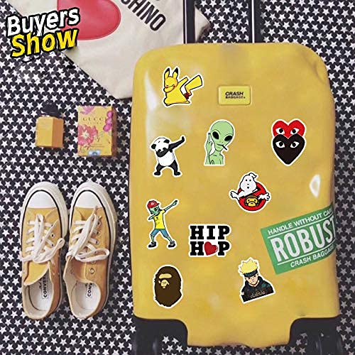 Fashion Stickers for Adults Teens,200 Packs Decals Cool Stickers for Laptop, Flask,Skateboard,Water,Bottles,Helmet ,Bicycle 200 Old