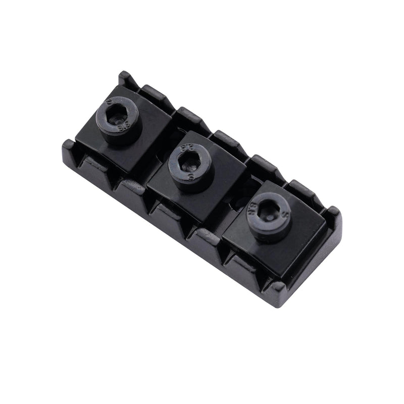 Musiclily 42mm Metal Guitar String Locking Nut for Floyd Rose Style Electric Guitar Tremolo Bridge Lock System, Black