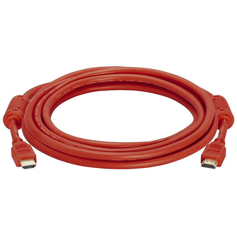 [AUSTRALIA] - Cmple - HDMI Cable 10FT High Speed HDTV Ultra-HD (UHD) 3D, 4K @60Hz,18Gbps 28AWG HDMI Cord Audio Return 10 Feet Red 