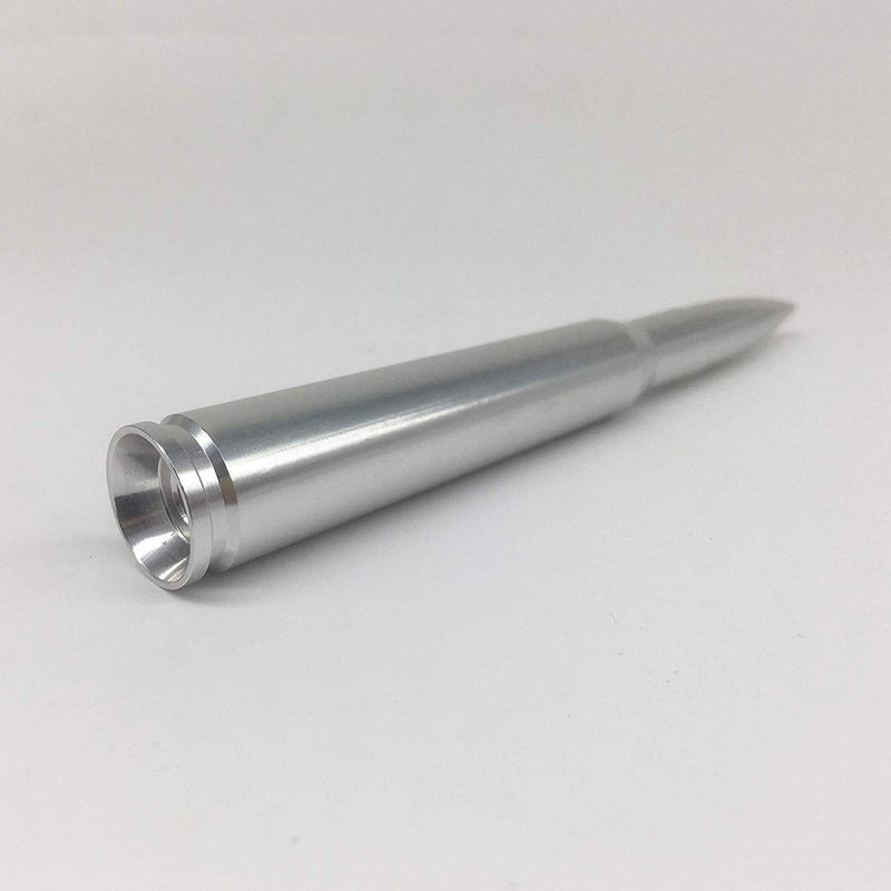 [AUSTRALIA] - ZYTC Bullet Style Stubby Antenna Mast Radio Aerial Silver Replacement Universal | 4.2 inches 