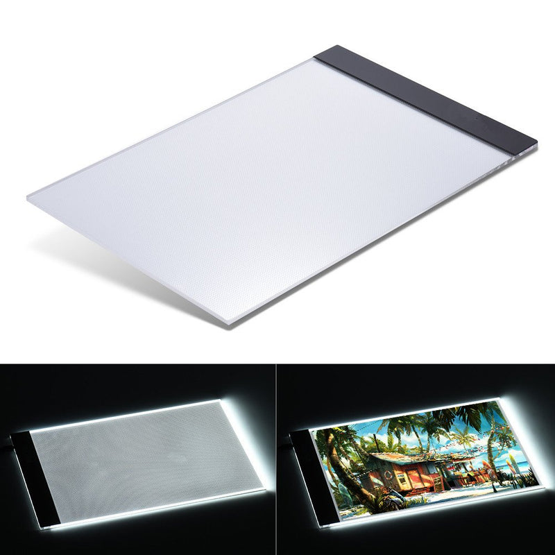 CRT A4 LED Light Box Tracer, USB Power Adjustable LED Light Tablet Board Pad for Artists, Drawing, Sketching, Animation, 5D Diamond Painting DIY