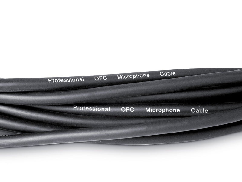 Snakebite Professional XLR Female to 1/4" Jack Cable. Ideal lead for mics, mixers, studio and live applications. Noiseless OFC 6 metre