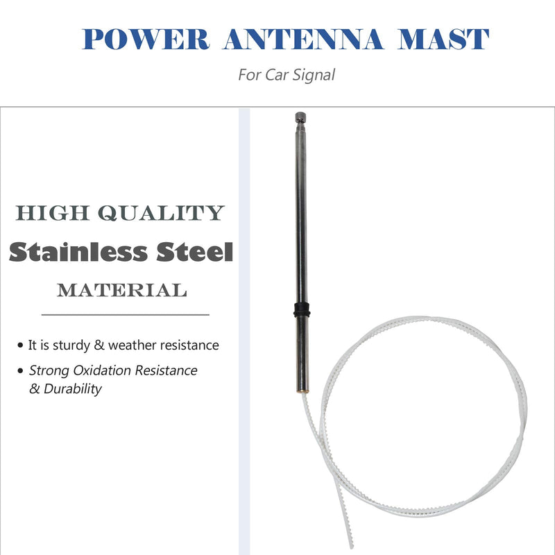 Anina Power Antenna Mast Compatible with Nissan Altima-240SX-Pathfinder-Maxima Infiniti -G20-Q45-I30-QX4-J30 for AM/FM Radio 282159B000 Style 2