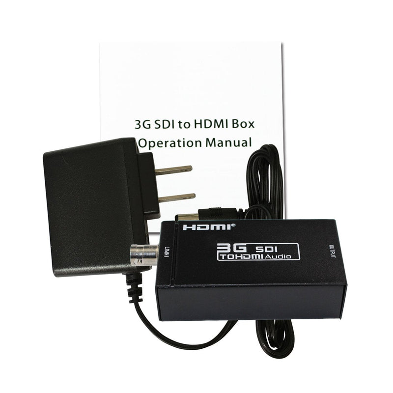 1080P 3G SDI to HDMI Converter Adapter Support HD-SDI / 3G-SDI Signals Showing SDI2DMI SDI to HDMI
