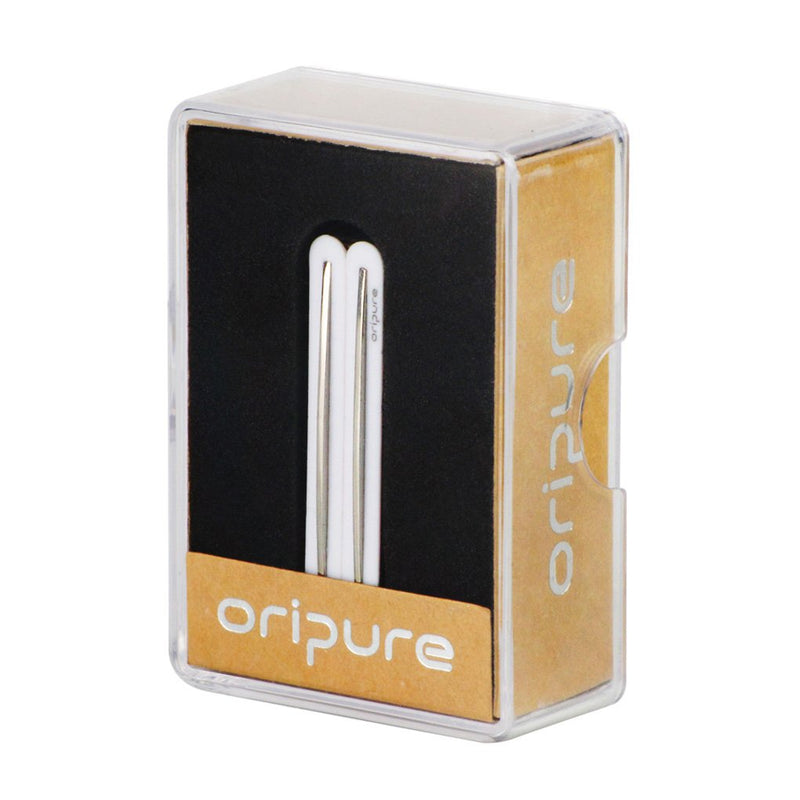 Oripure Hot Rail Pickups Single-Coil-Sized Humbucker 16K Alnico5 Guitar Pickup Fit Fender Strat Squier Tele Electric Guitar, White 15-16K, White