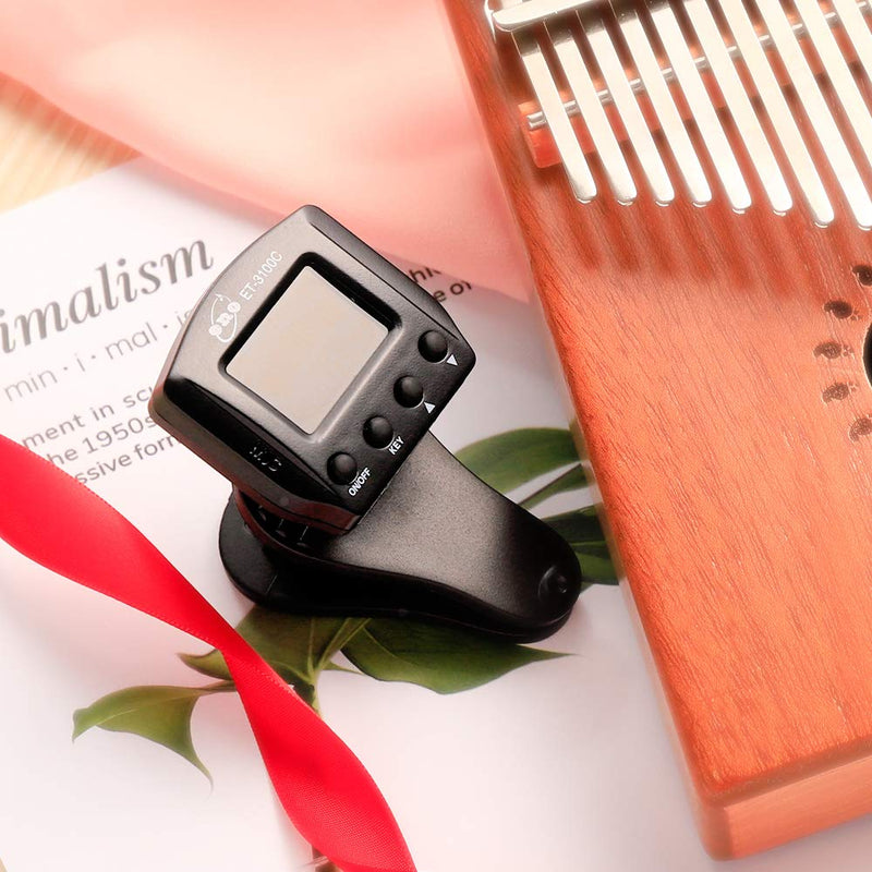 Thumb Piano Tuner Clip on Chromatic Tuner