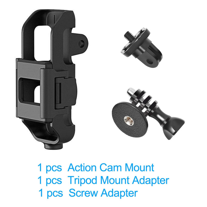 3 in 1 Tripod and Action GoPro Mount Stand Bracket for DJI Osmo Pocket for DJI Pocket 2, Action Cam Mount with Tripod Mount and Screw, for DJI Osmo Pocket Accessories Kit Tripod and GoPro